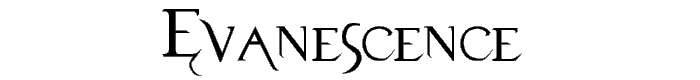 Evanescence  font